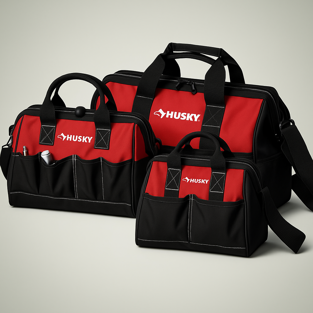 Husky 3-Piece Tool Bag Combo (12 in., 15 in., and 18 in.)