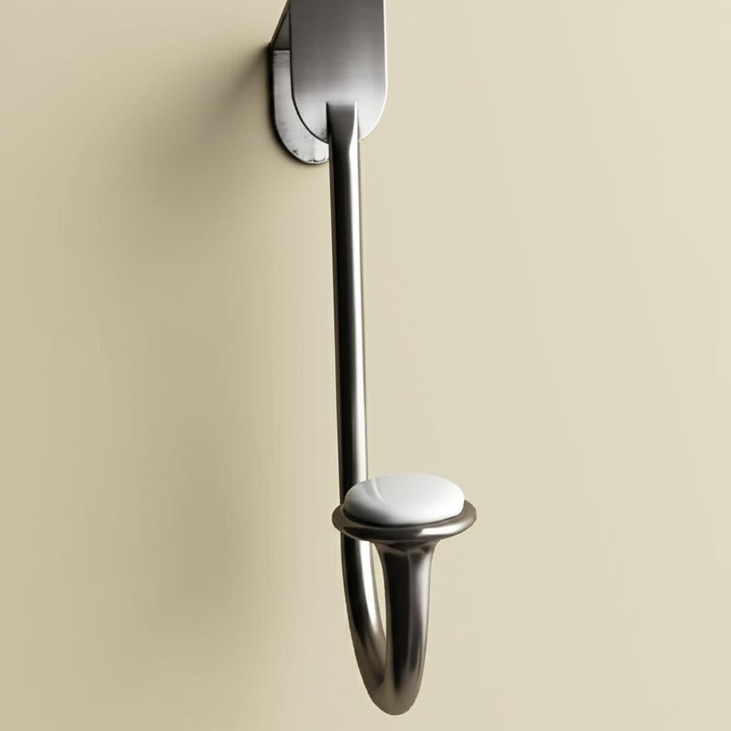 Home Decorators Collection 7 in. Satin Nickel Over-the-Door Hook