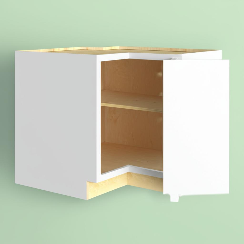 Home Decorators Collection Newport Pacific White Shaker Corner Kitchen Cabinet