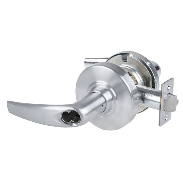 Schlage ND53BD-ATH-626 Entrance Lock, SFIC Less Core, ATH Lever, Satin Chrome