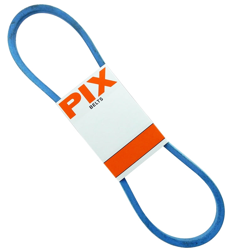 PIX B56K Fractional Horsepower V-Belt, 59 in Outside Circumference, 5/8 in W, 11/32 in Thick, Blue