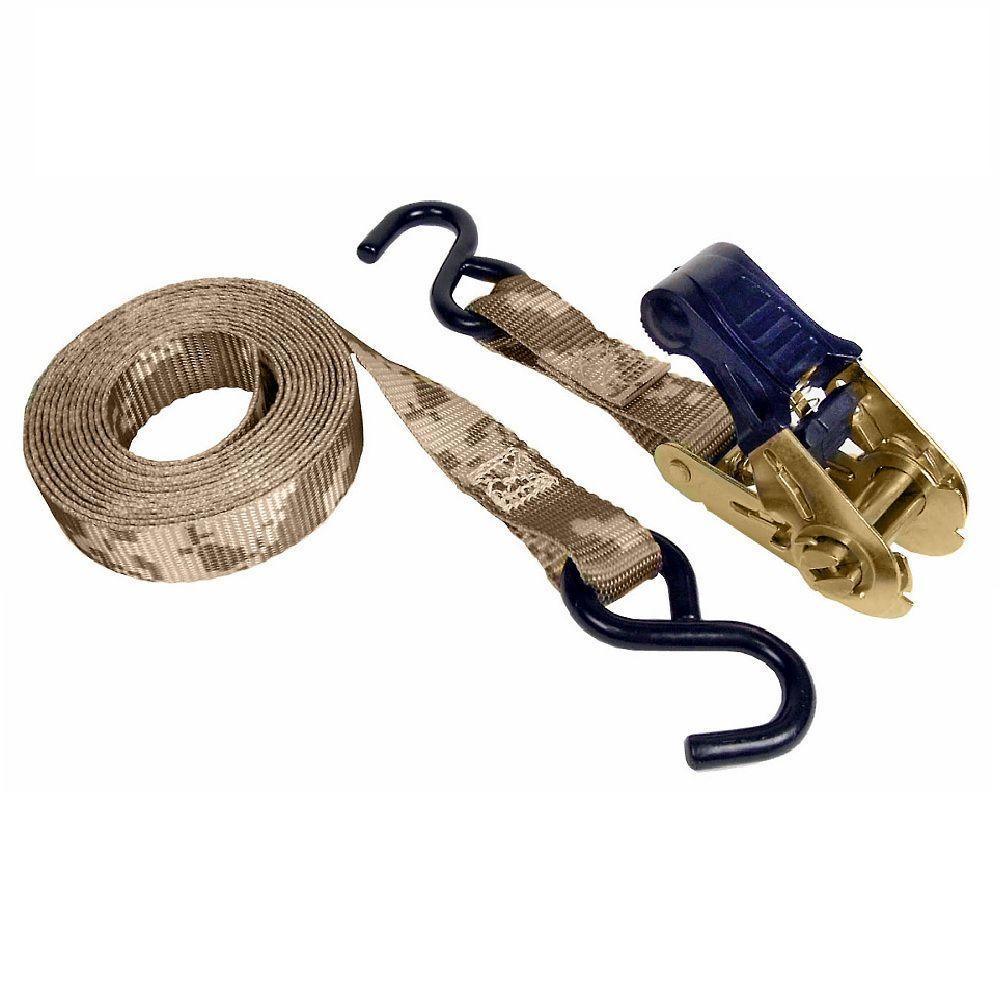 12 ft. x 1 in. x 500 lbs. Ratchet Strap Tie-Down