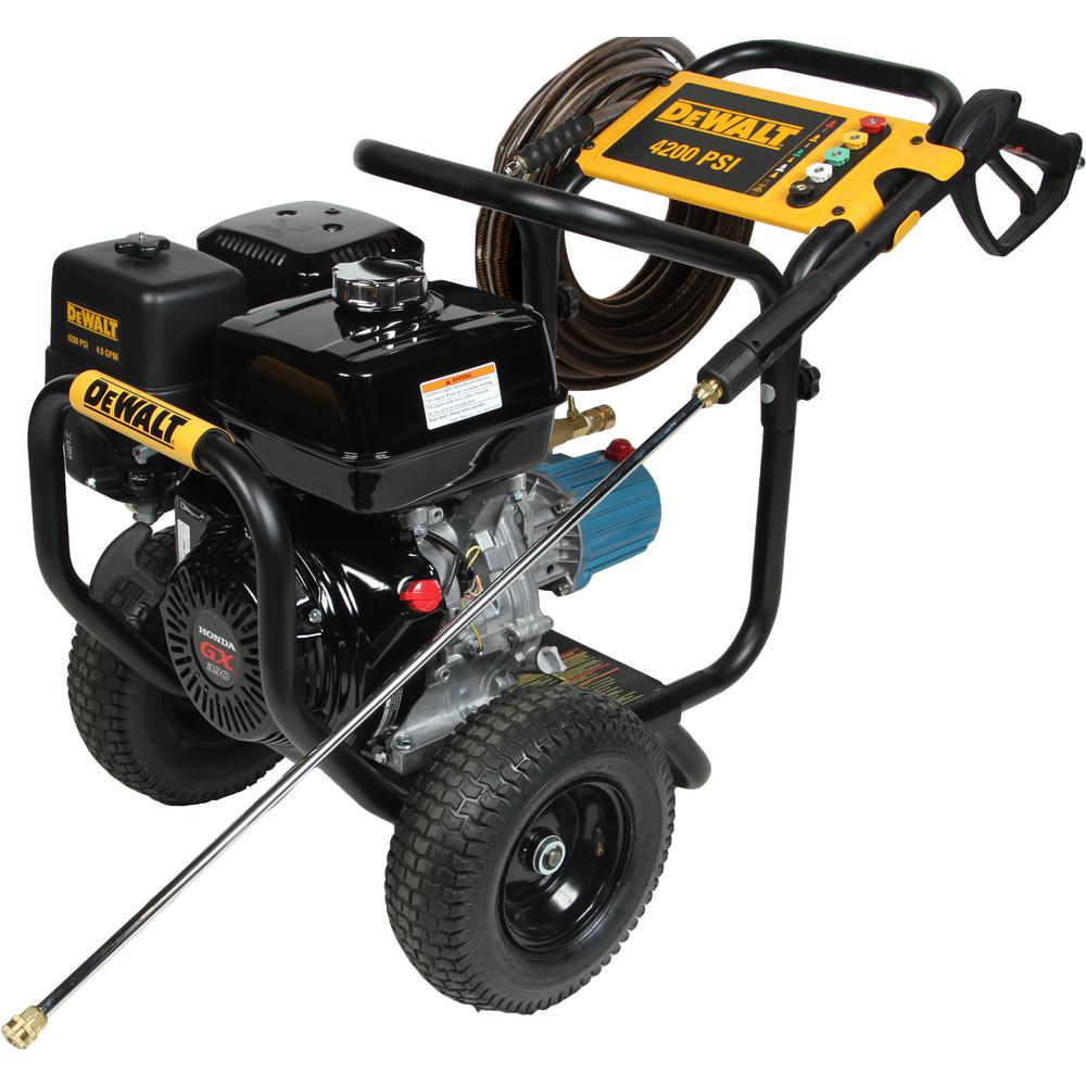 DEWALT 4200 PSI 4.0 GPM Gas Pressure Washer Powered by HONDA