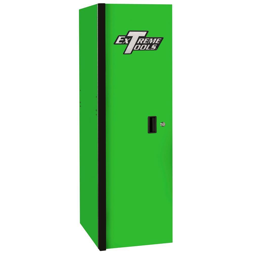 19 in. 3-Drawer Side Locker Tool Chest in Green with Black Trim