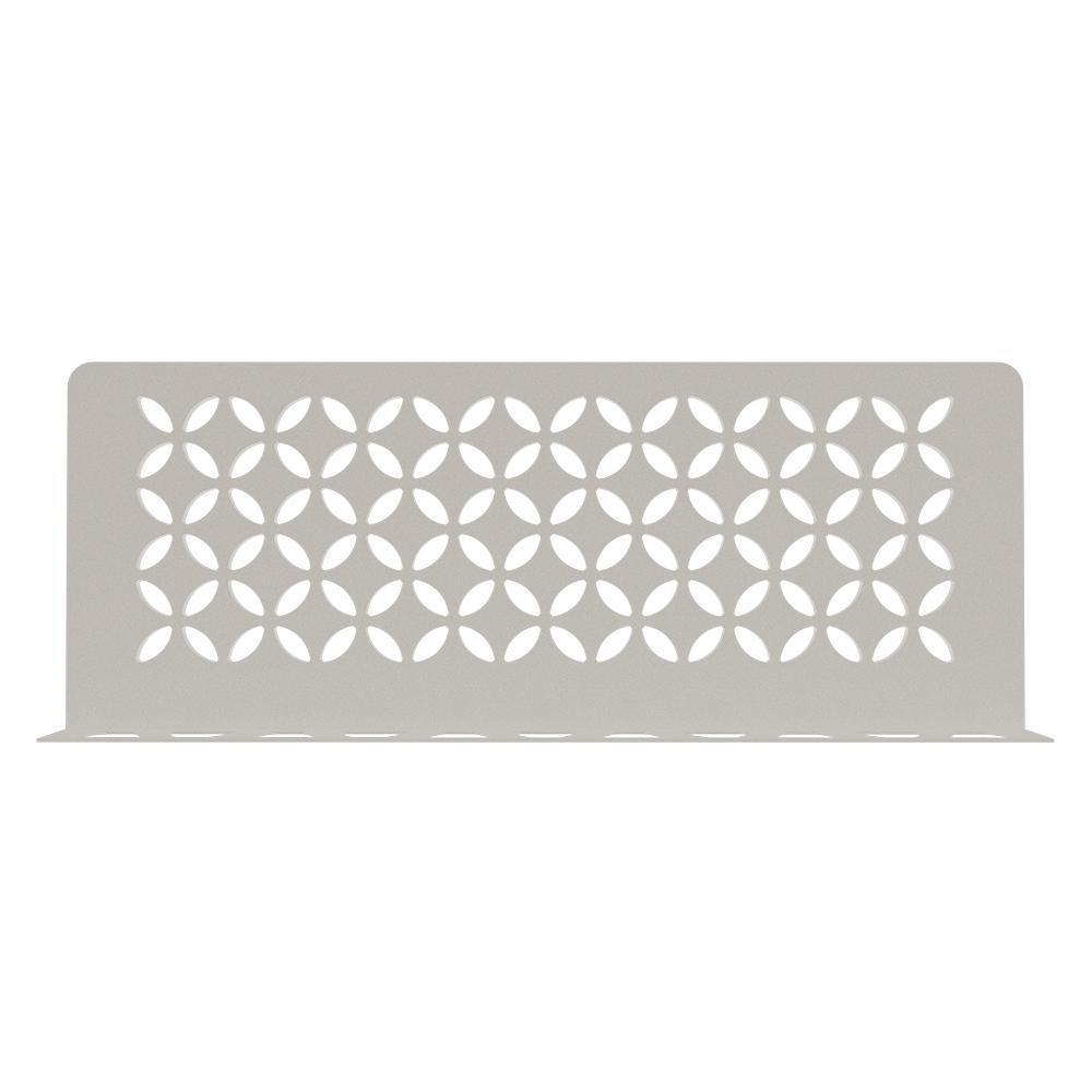 Shelf-W Greige Color-Coated Aluminum Floral Wall Shelf