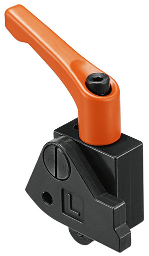 Blum MZS.2000.21LH Turn stop (narrow) with clamping lever for MINIPRESS M, left hand Item Number 02921090
