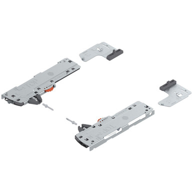 Blum T60L7570 Left and Right TIP-ON Unit and Trigger, L1 Standard Duty, for Total Drawer Weight 88 lbs - 155 bs 18"-30"