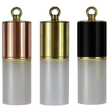 Brillance Glacier Outdoor Hanging Lights with and without MR16 LED Lamps