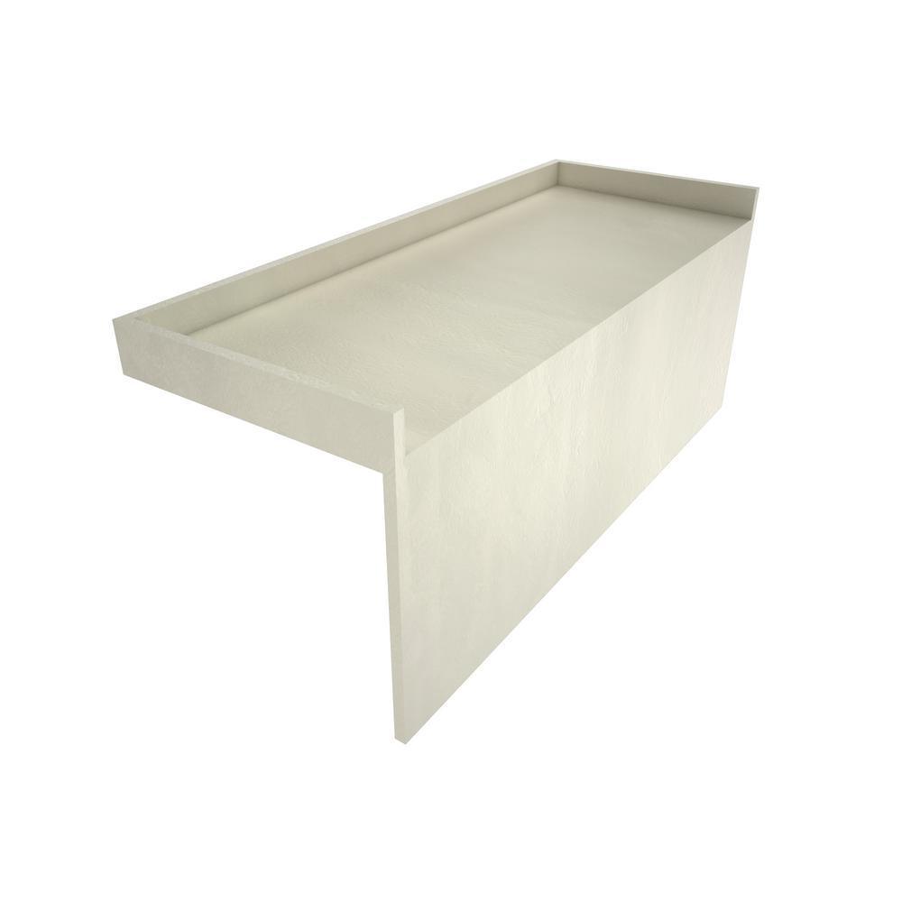Redi Bench 28 in. x 12 in. Shower Bench Fits All Tile Redi Shower Bases 32 in. W