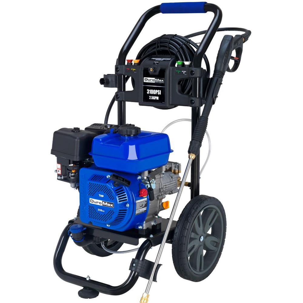 DUROMAX 3,100 PSI 2.5GPM 7.0 HP Engine High Performance Heavy-Duty Portable Gasoline Water Pressure Washer