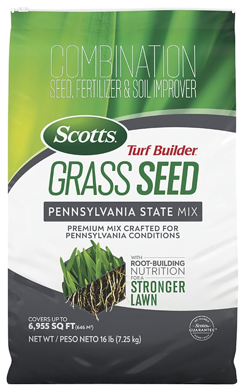 Scotts Turf Builder 18397 Grass Seed, 16 lb Bag
