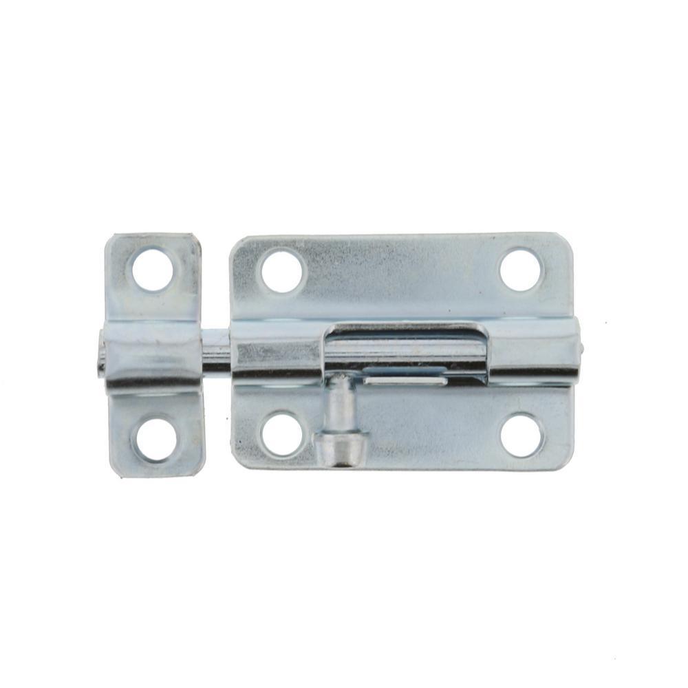 3 in. Zinc Plated Barrel Surface Bolt
