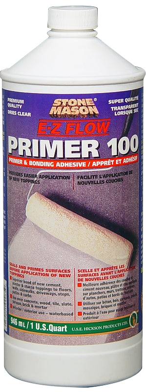 Henry Stone Mason SN160287 Primer Bonding Adhesive, Liquid, Vinyl Acetate, White, 946 mL