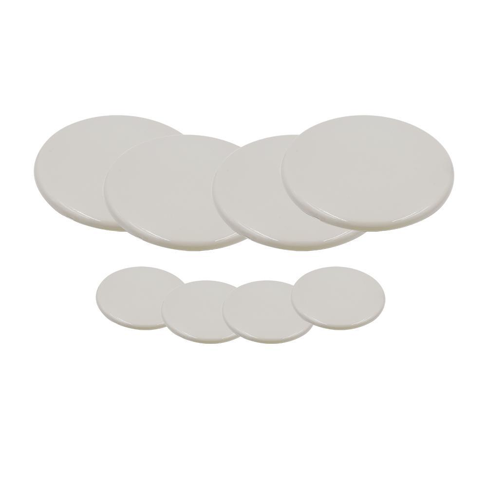 3-1/2 in. and 7 in. Beige Plastic Reusable Sliders for Soft Floors (8-Pack)