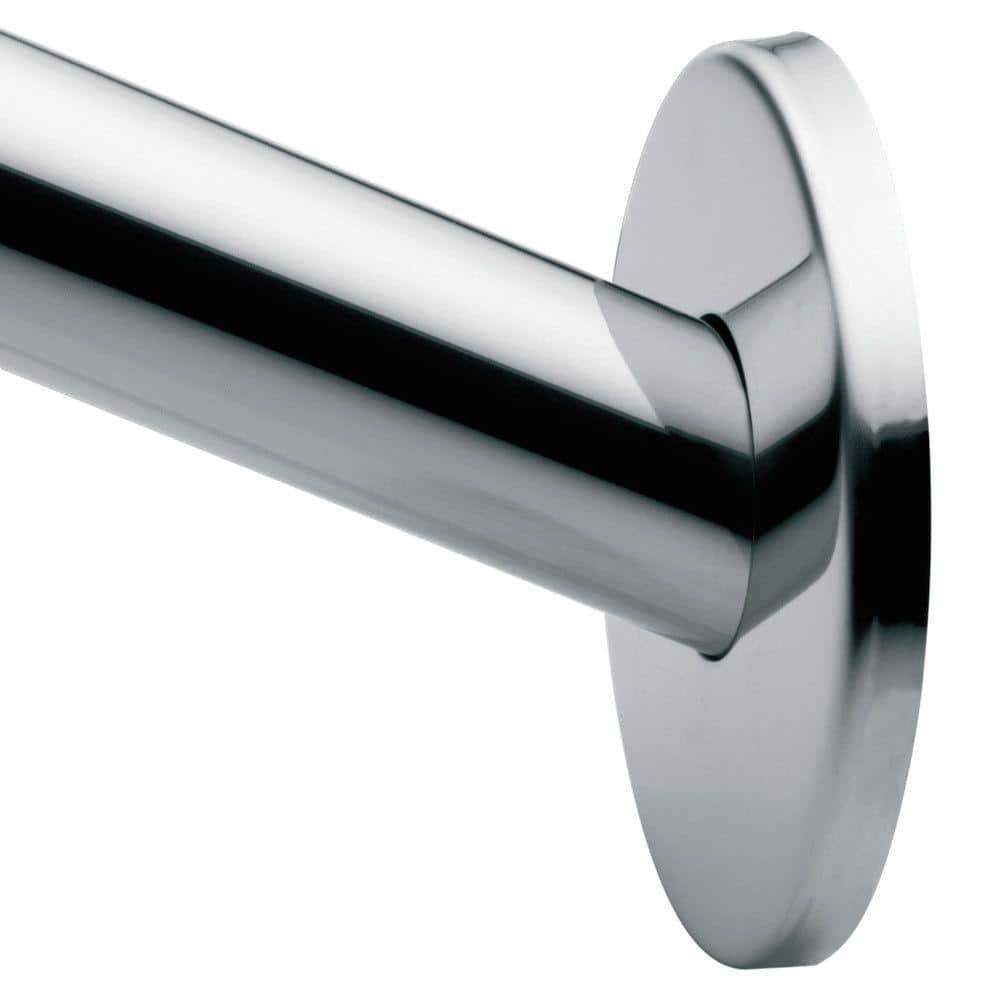 60 in. Curved Shower Rod in Chrome
