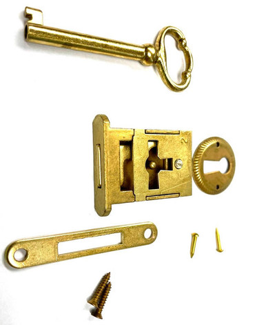 Compx Right Handed Door/Drawer, Full Mortise Dead Bolt Furniture Lock C8207-3