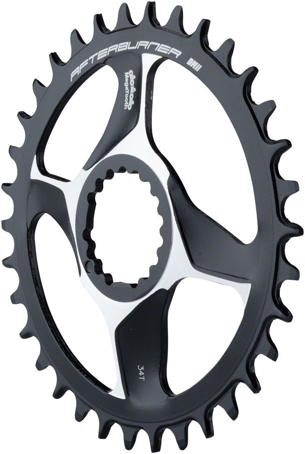 FSA Afterburner Chainring 34t Direct Mount Megatooth 11-Speed Aluminum Black