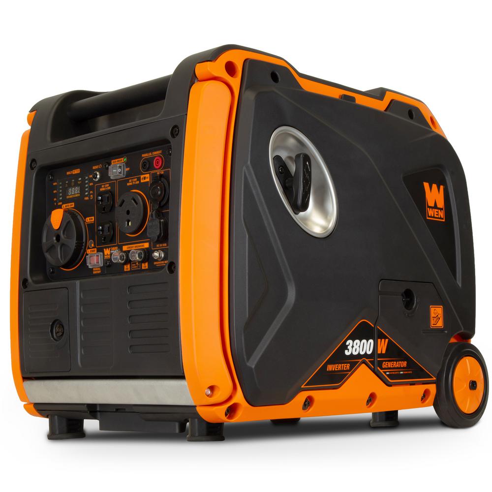 WEN Super Quiet 3800-Watt Gas-Powered RV-Ready Portable Inverter Generator with Fuel Shut-Off and Electric Start