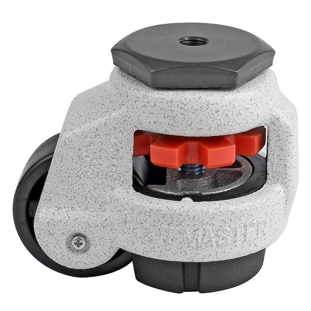 1-5/8 in. Nylon Wheel Metric Stem Leveling Caster with Load Rating (110 lbs.)