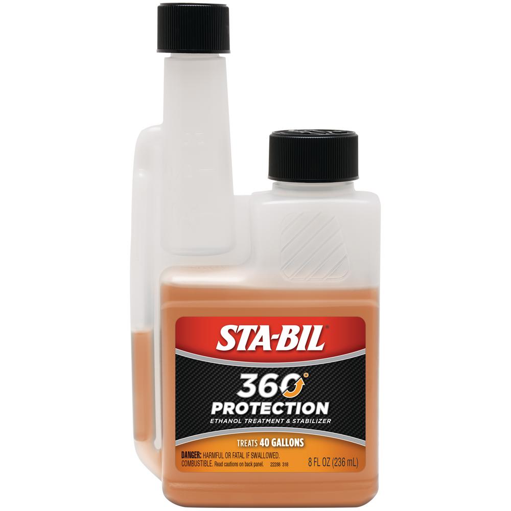 Sta-Bil STA-BIL 360 Protection Ethanol Treatment and Stabilizer 8 oz. Treats 40 Gallons of Fuel