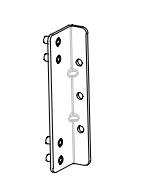 Detex DDSK Double Door Strike Bracket Kit