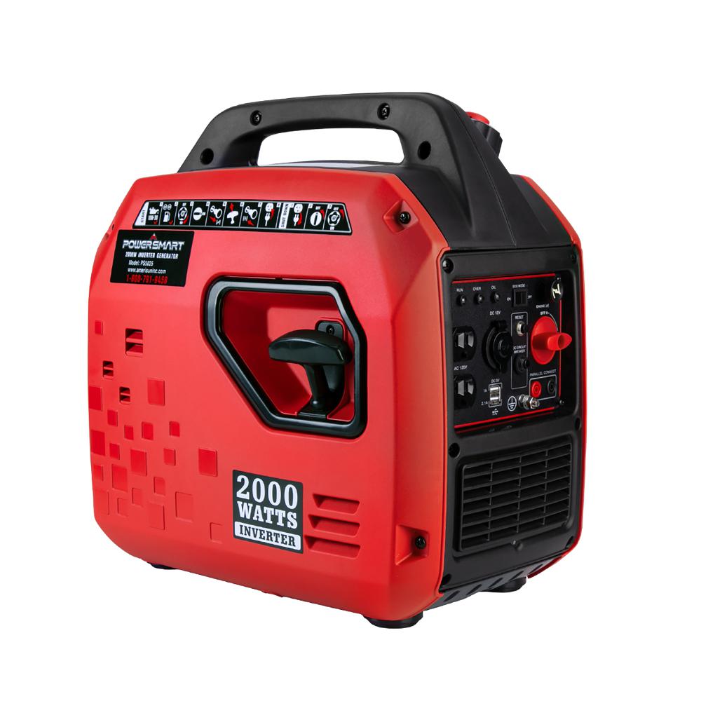 PowerSmart 2000-Watt Gasoline Powered Portable Recoil Start Inverter Generator