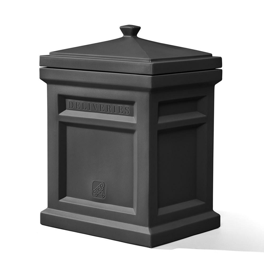 Express Black Plastic Parcel Delivery Box