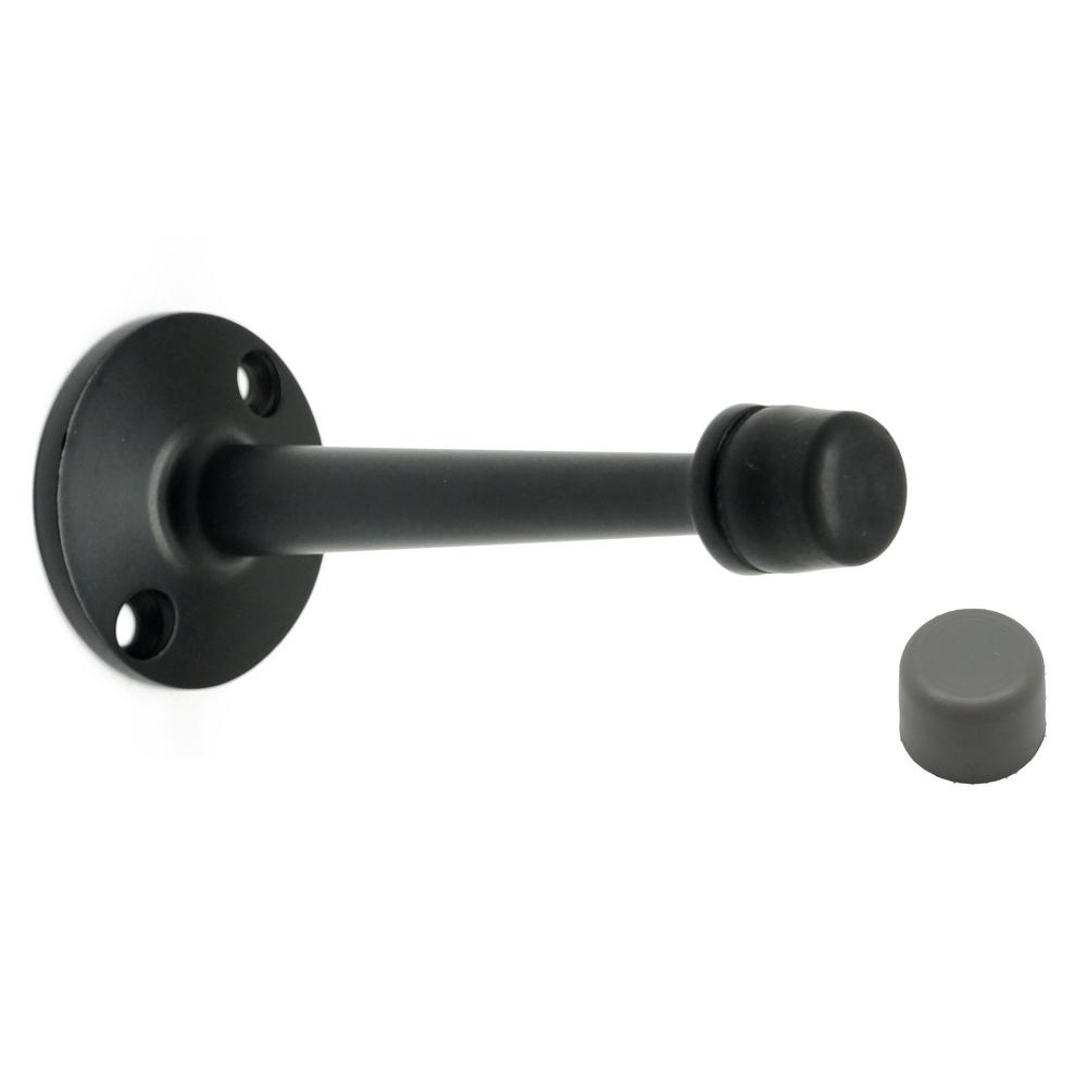 3-3/4 in. Solid Brass Projection Base Board Door Bumper Stop