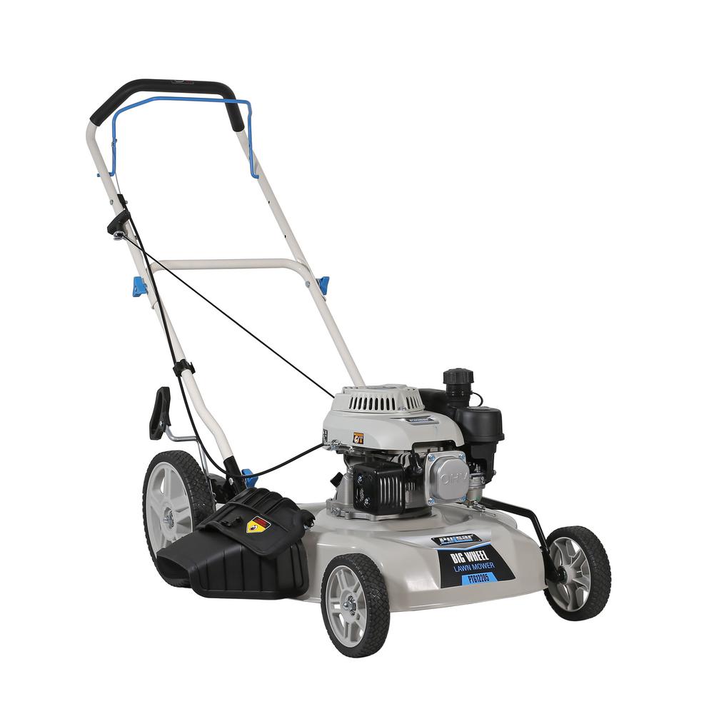 Pulsar 20 in. 150 cc Gas Recoil Start Walk Behind Push Mower with 5 Position Height Adjustment and Large Rear Wheel