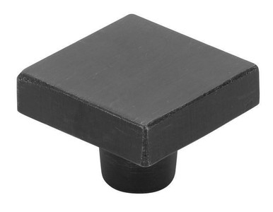 EMTEK Rustic Modern Sandcast Bronze 1-1/4" & 1-5/8" Square Knobs