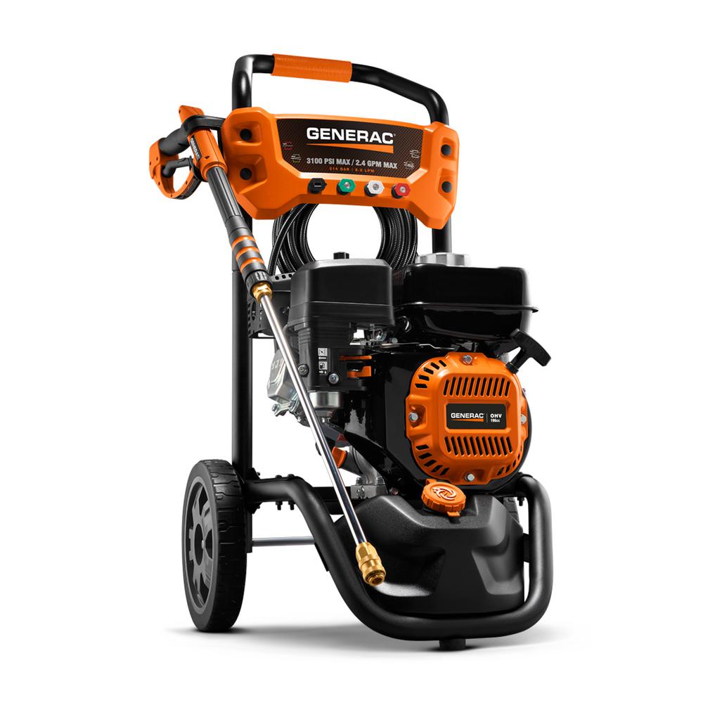 Generac 3100 PSI 2.5 GPM Electric Start Residential Pressure Washer
