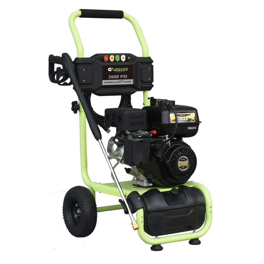 Green-Power 2600 psi 2.0 GPM Cam Pump Gas Pressure Washer