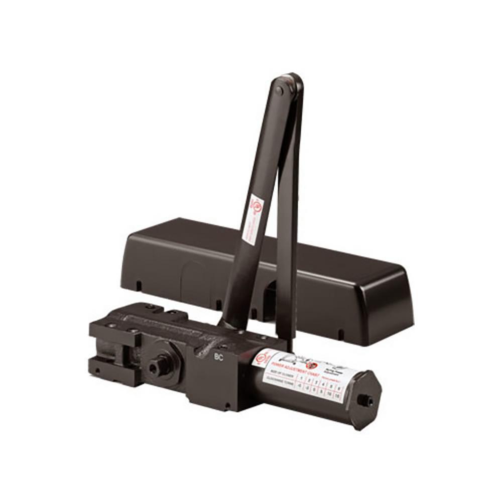 8000 Heavy-Duty Grade-1 Duro Bronze Commercial Door Closer with Delay Action and Standard Full Cover