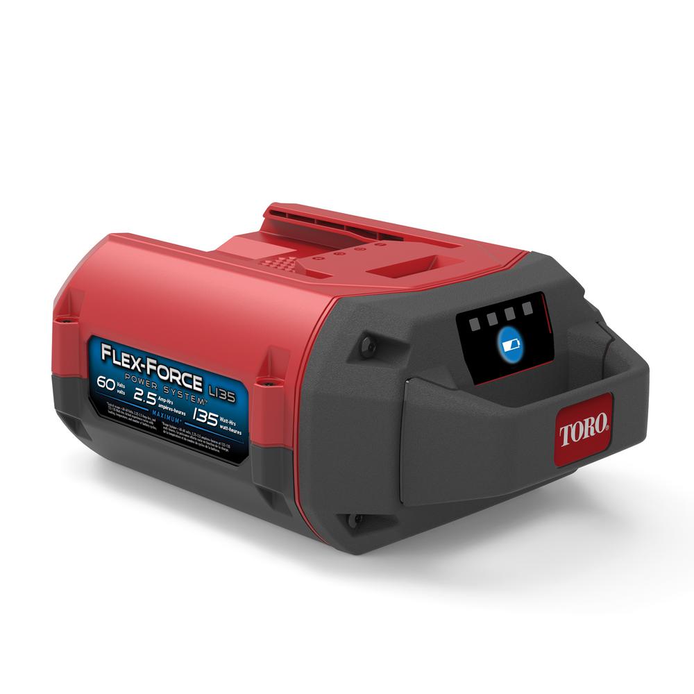 Toro Flex-Force Power System 60-Volt Max 2.5 Ah Lithium-Ion L135 Battery