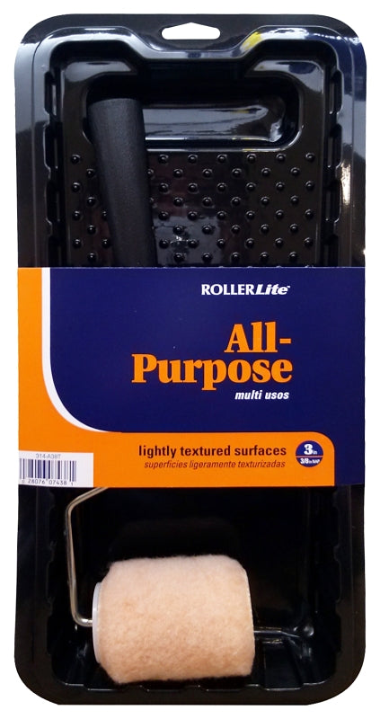 RollerLite 314-A38T Tray Kit, All Purpose, Specifications: 3/8 in Nap Size, Polyester