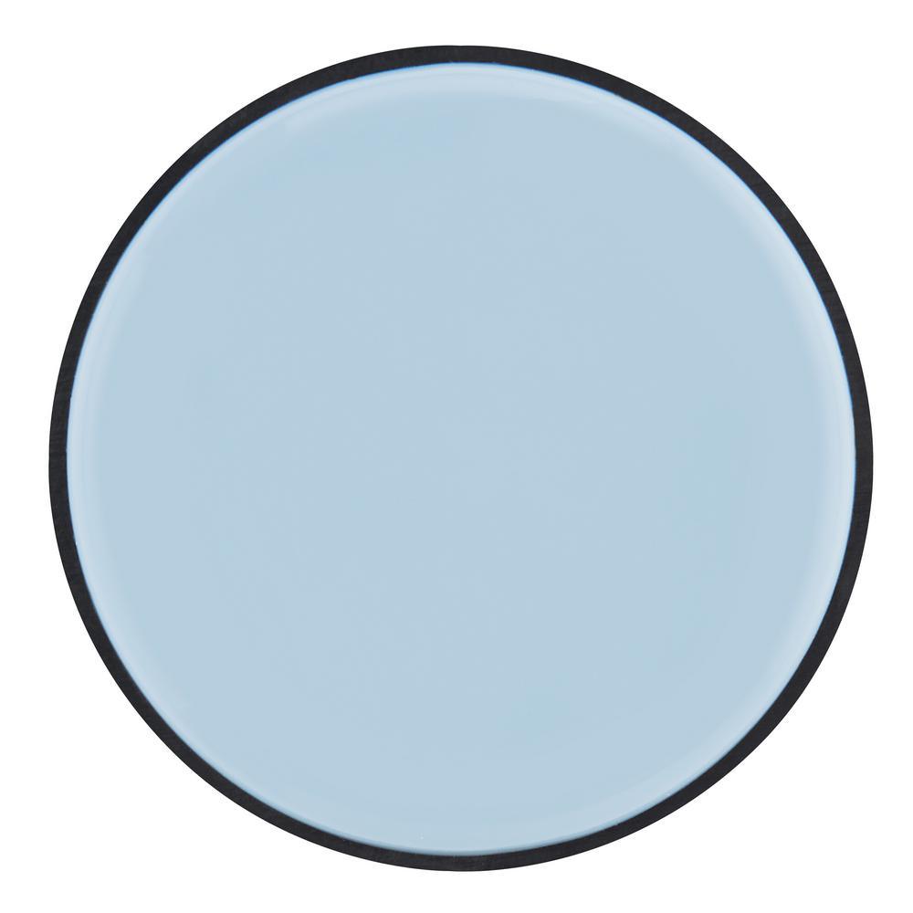 Scotch 2-3/8 in. Gray/Black Round Reusable Furniture Sliders (4-Pack)