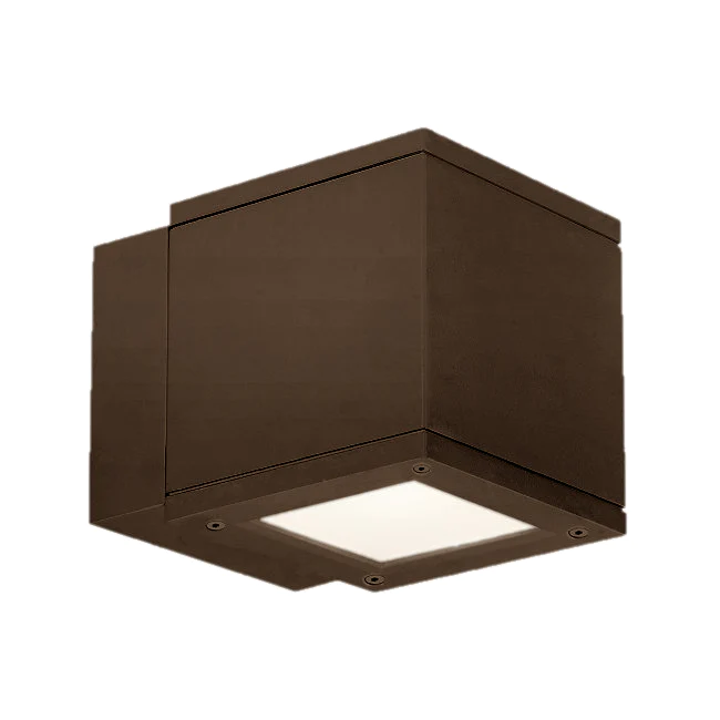 WAC Lighting - WS-W2504-BZ - 5" Rubix Single Wall Mount 3000K 1 Light Bronze