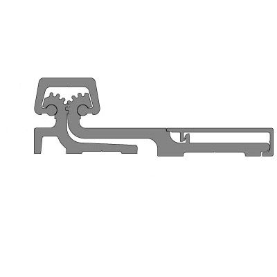 Pemko CFS85HD1 Continuous Geared Hinge Full-Surface Heavy Duty Clear Anodized Finish - 85"