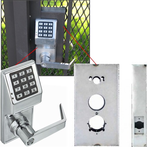 DL2700 x K-BXSIM Keypad Gate Lock