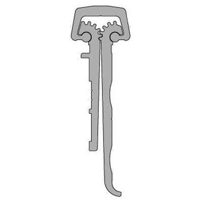 Pemko CSPFM83HD1 Special Heavy Duty Full-Mortise Continuous Geared Hinge in Clear Anodized Finish - 83"