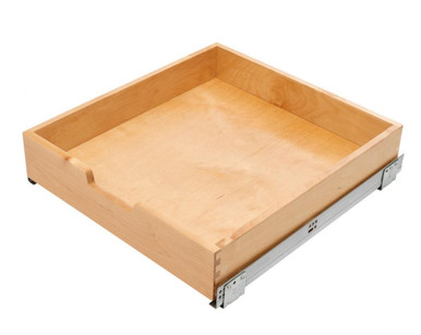 Rev-a-shelf Natural Maple Standard Drawer Box w/ BLUMOTION Soft-Close for 24" Drawer/Door Base 4WDB4-24SC-1