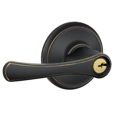 Schlage Keyed Entry Avila Lever Door Lock with Standard Trim