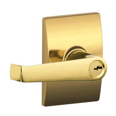 Schlage Keyed Entry Elan Lever Door Lock with Century Trim