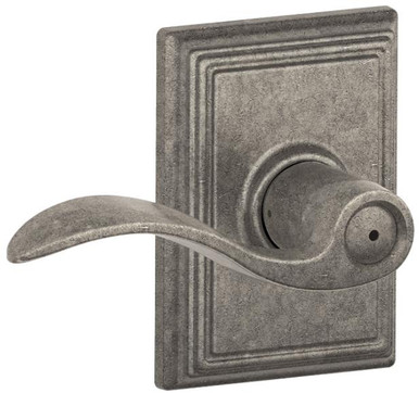 Schlage Privacy Accent Lever Door Lock with Addison Trim
