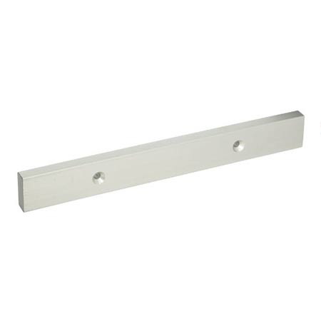 Schlage Electronics 4905F 628 490 Series Filler Plate,1-1/4 In. by 5/8 In.Satin Aluminum Clear Anodized