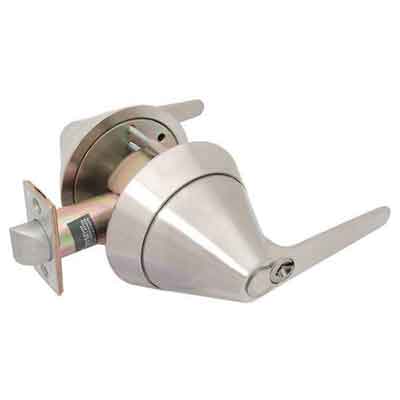Townsteel TRX-L-110-SFIC-630 Ligature Resistant Classroom Intruder Function Cylindrical Lever Lockset - Best Small Format IC Core, Less Core - US32D/630 Stainless Steel
