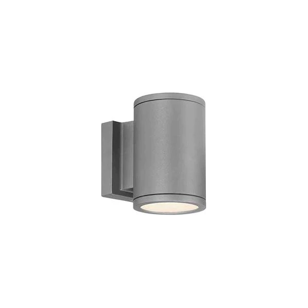 WAC Lighting - WS-W2604-GH - Tube Double Wall Mount 3000K 5" - 2 Lights Graphite
