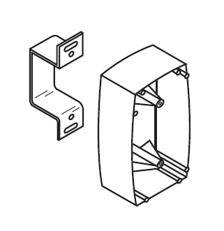 Rixson 996XK-690 Electromagnetic Door Holder/Release Option, 1-1/2 Inch Extension/Conversion Kit, Dark Bronze Painted