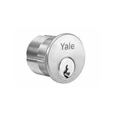 Accentra (Yale) 2153 6 PARA 118 625 KD Mortise Cylinder - 1-1/8" Lenght, 6-Pin, PARA Keyway, Keyed Different, US26/625 Bright Chrome Finish