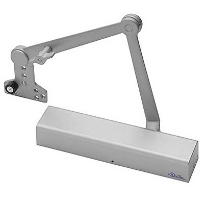 Accentra (Yale) 2721T Door Closer Heavy-Duty Parallel Arm Dead Stop Hold Open, Size 1-6, Select Options 689 Aluminum or 690 Dark Bronze Finish